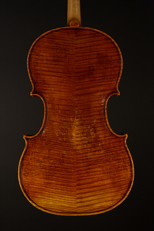 Modeled after del Gesu, Guarneri. Length 40.4cm. Ian McWilliams 2020